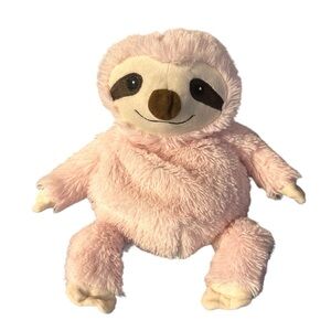 Warmies Cozy Plush Pink Sloth Large Therapy Microwavable Heatable Soother Toy